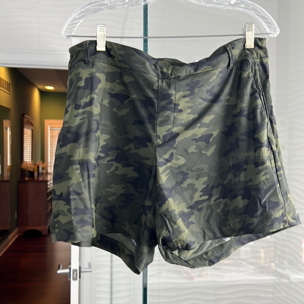 Spanx sunshine pull on 4” shorts. Quick dry fabric